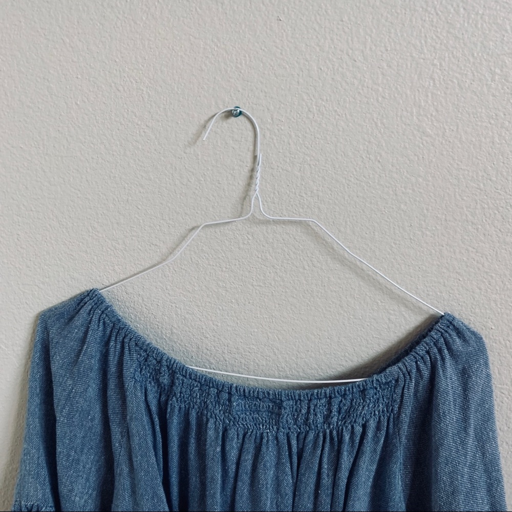 RUBY YAYA denim boho sequin top - Picture 8 of 8